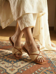 Open Toe Flats